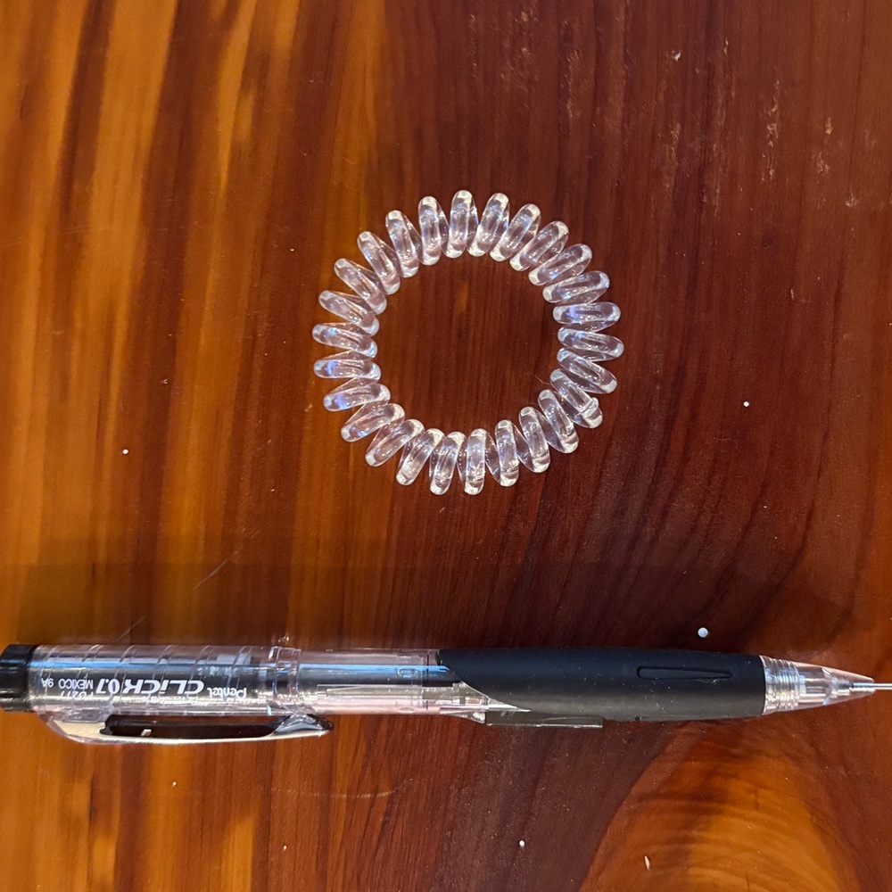 Target Powerties Medium Clear Spiral Hair Tie